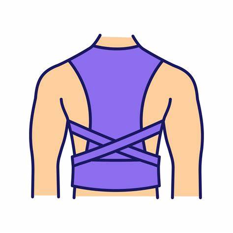 Cinta de costas para escoliose postural: Melhorar o alinhamento da coluna vertebral e a correção da postura